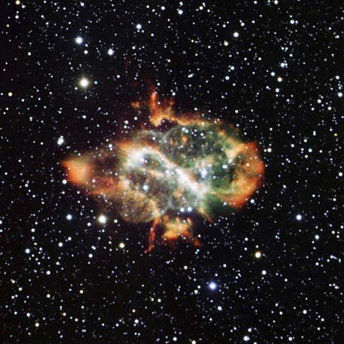 天文学家利用望远镜在宇宙中拍下一幅看起来与中国龙非常相