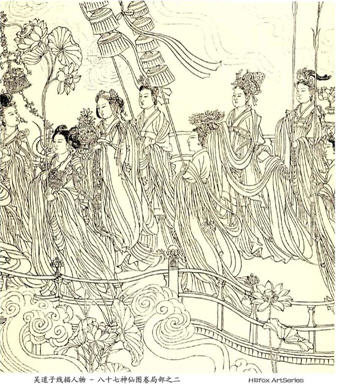 八十七神仙圖卷＿局二